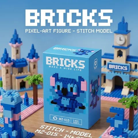 BRICKS Stitch – Mavi