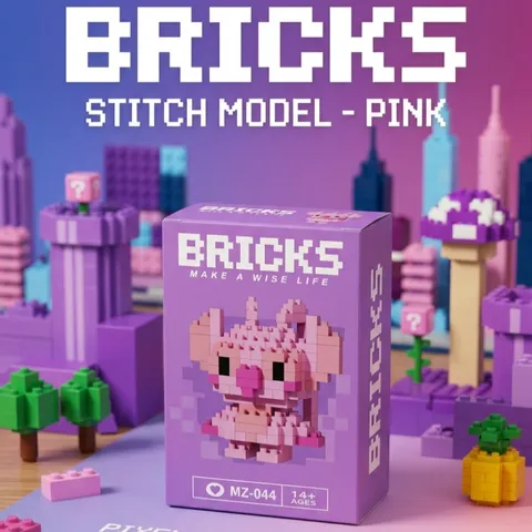 BRICKS Stitch – Pembe