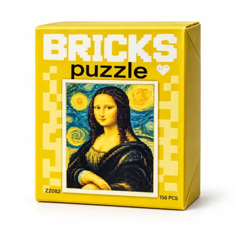BRICKS Puzzle - Mona Lisa