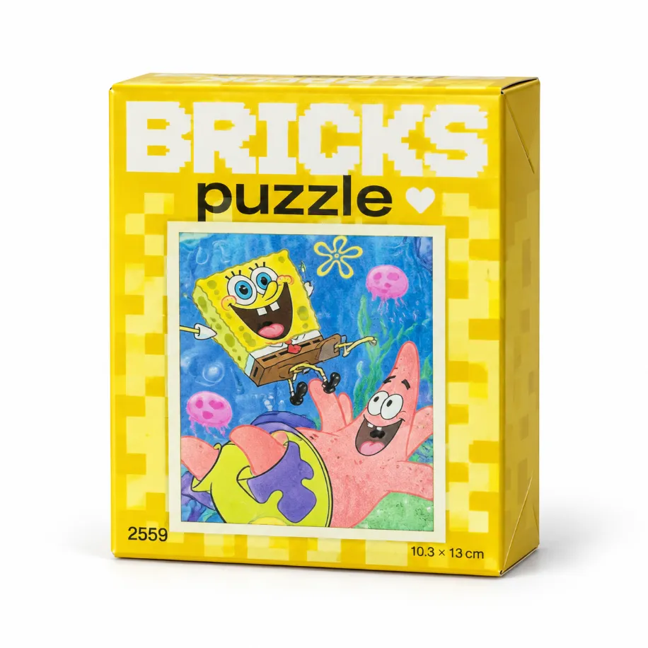 BRICKS Puzzle - Sünger Bob