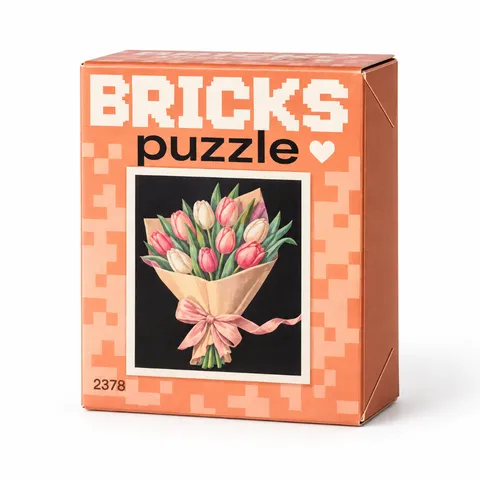 BRICKS Puzzle - Çiçek Buketi